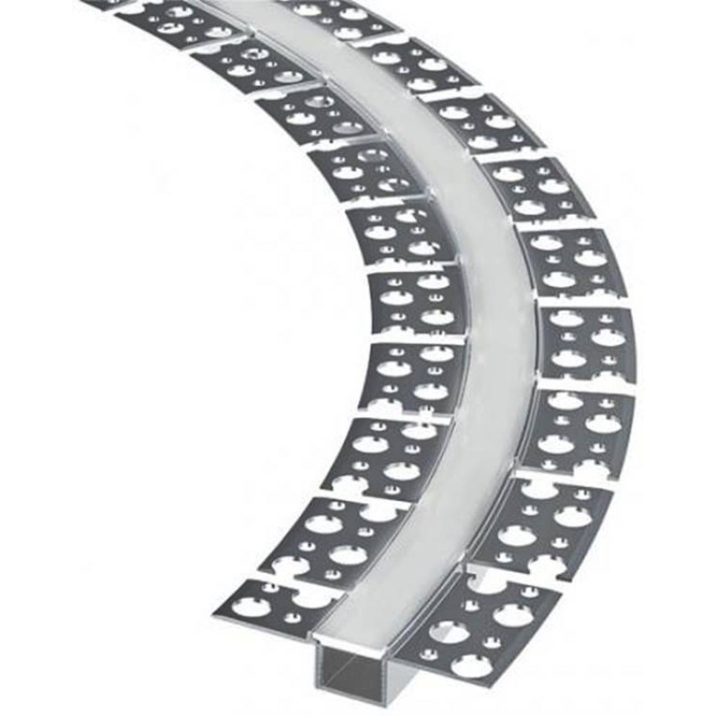 Aluminium Profile plasterboard flexible 2m for LED Strip Φos_me