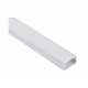 Profile Aluminum surface-mounted type P silver LED strip 2m with opal cover and accessories Wellmax