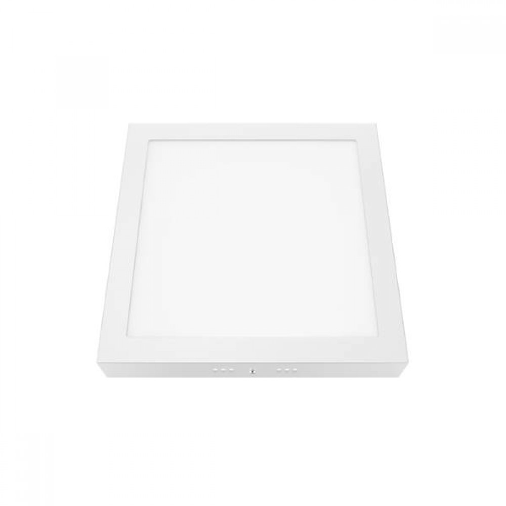 Φωτιστικό led panel επιφανειακό 24W 85-260V 180° cool white 4000K τετράγωνο Fos_Me