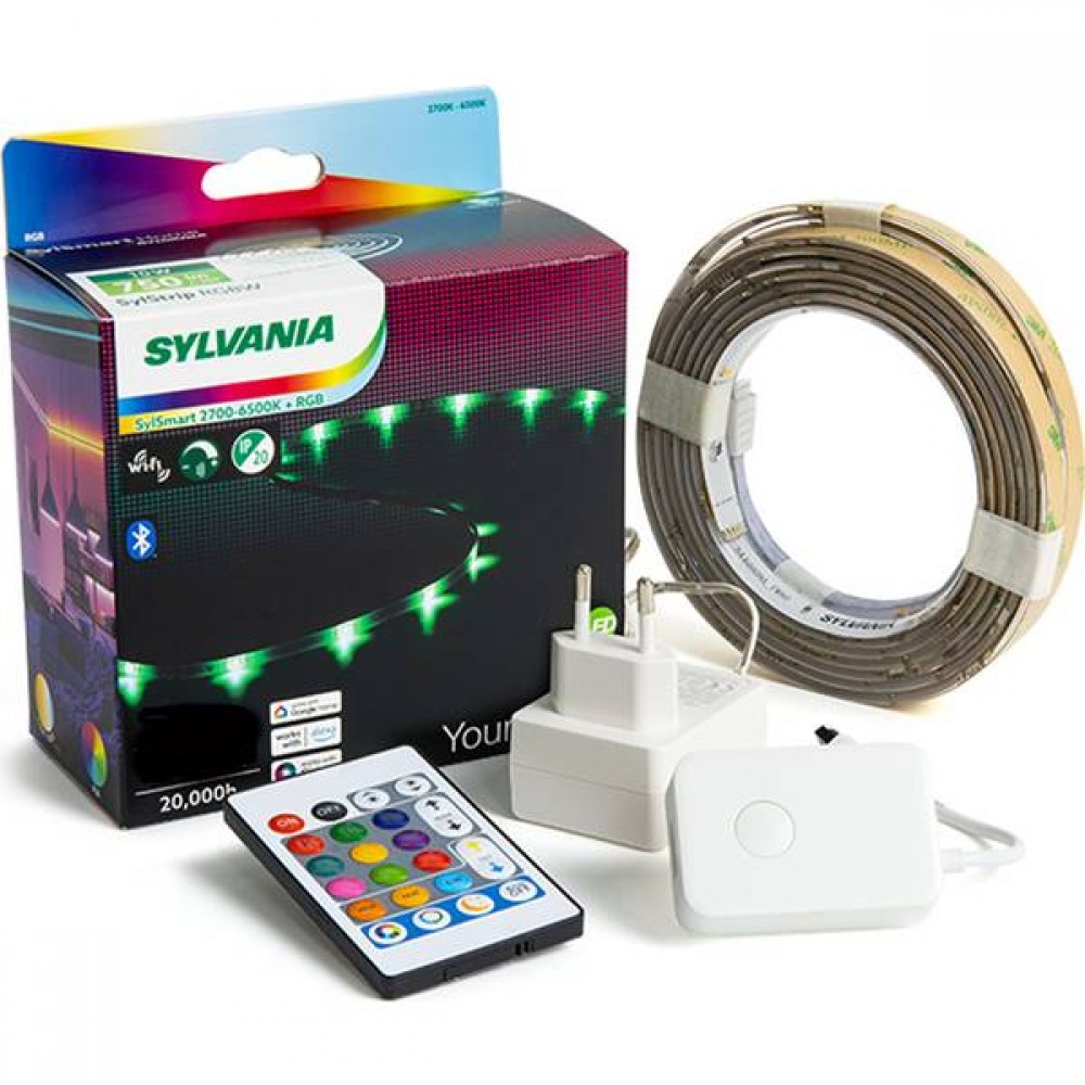 Led strip set  WiFi 24V 18W RGBW 2700-6000+RGB 5m SylStrip Sylvania