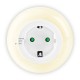 Φωτάκι νυκτός led 240V με αισθητήρα φωτός και πρίζα warm white 2700K Ring Light 230-0063 Sonora