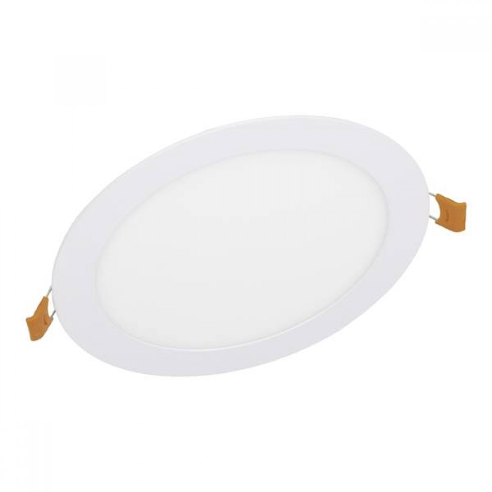 Φωτιστικό led panel χωνευτό 18W 220-240V warm white 3000K στρόγγυλο Ledvance