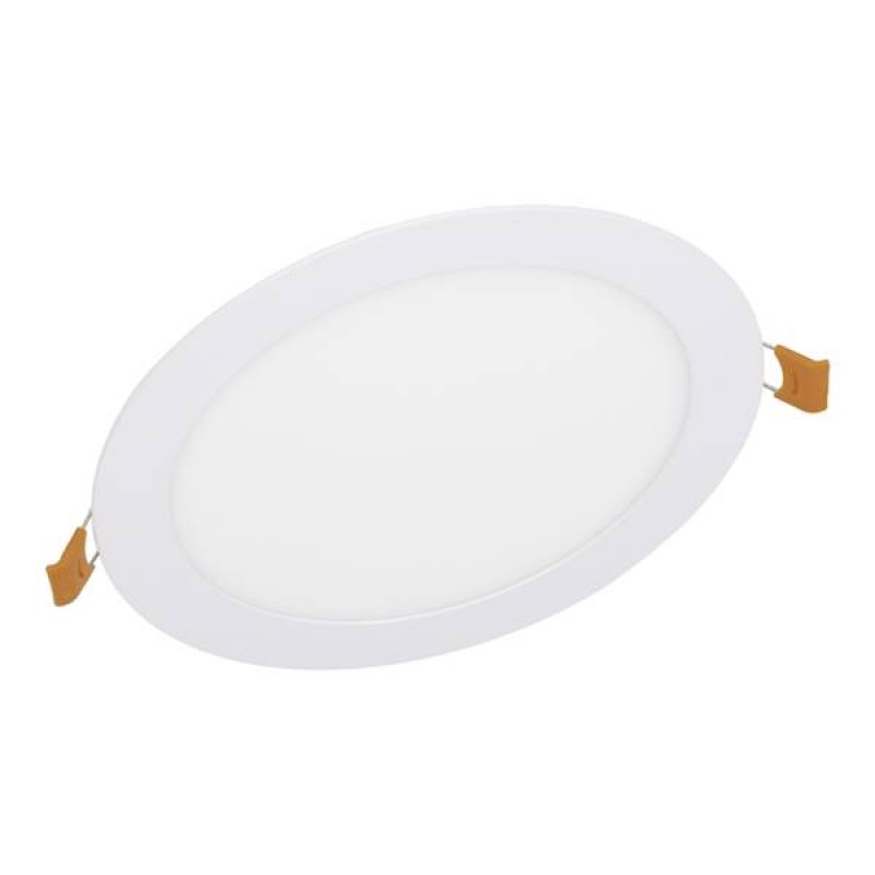 Φωτιστικό led panel χωνευτό 18W 220-240V warm white 3000K στρόγγυλο Ledvance