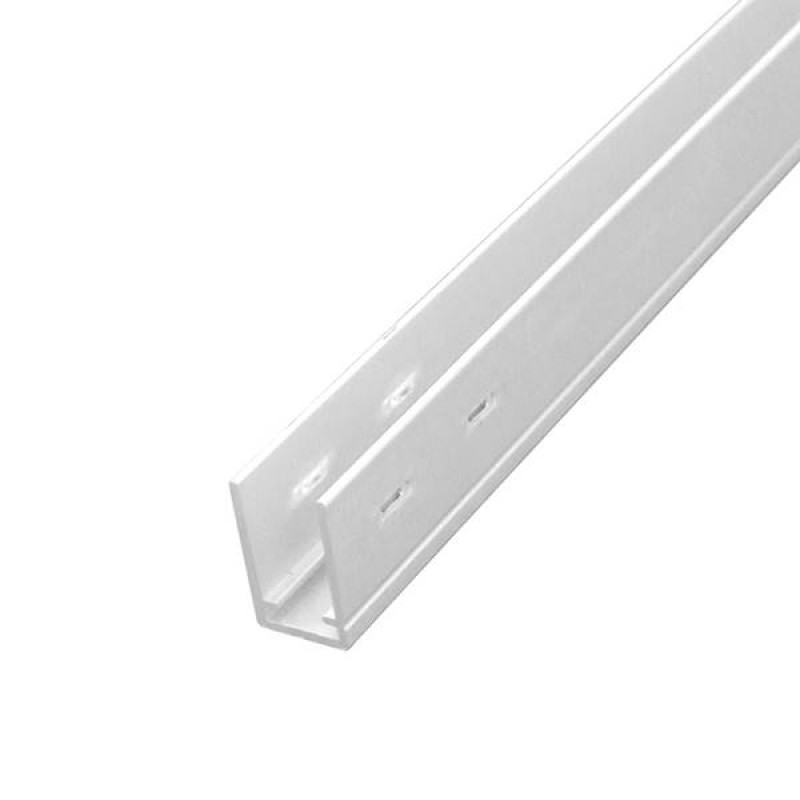 Metallic profil straight 1m for strip neon flex 6x13 Cubalux
