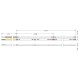 Led strip light COB SPI 24V 14,4W 840led RGBW with sticker TΩRA 5m IP20 Cuba Lux