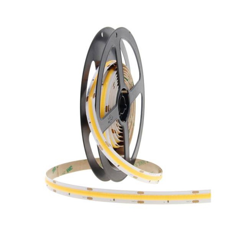 Led strip light COB 24V 10W 480led/m yellow IP20 C907 Lucas