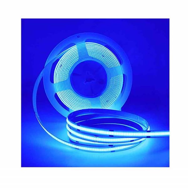 Led strip light COB 24V 10W 480led/m blue IP20 C908 Lucas