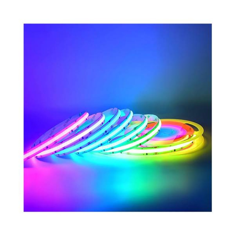 Led strip light COB RGB Magic 24V 10W 420led/m με αυτοκόλλητο IP20 5m Lucas