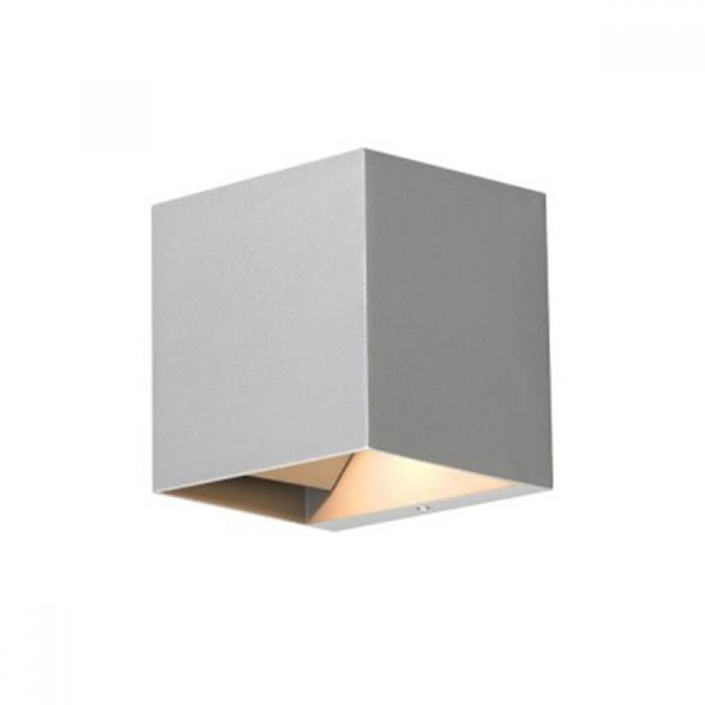 Led φωτιστικό τοίχου 9W 220-240V τετράγωνο ανθρακί CCT 3000Κ-4000K-6500Κ Φos_me