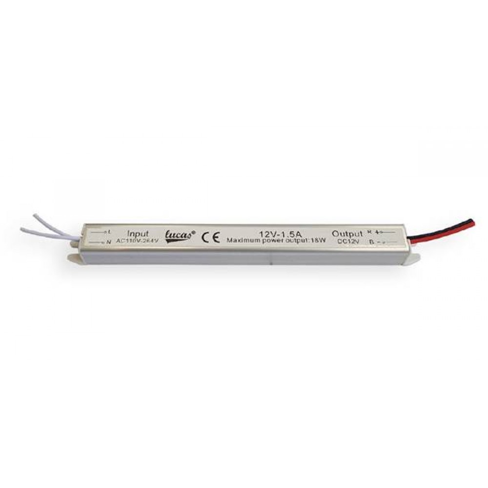 Power supply Led extra slim 110-264V IN -> OUT 24VDC 60W 2.5A IP20 TΩRA Cuba Lux